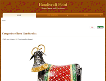 Tablet Screenshot of handicraftpoint.com